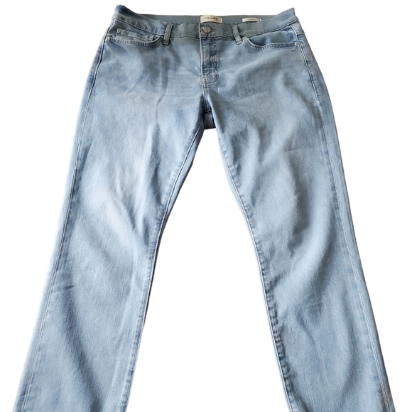 FRAME LE GARCON BOYFRIEND ZIP UP WOMANS JEANS, SIZE 30 - Picture 3 of 7